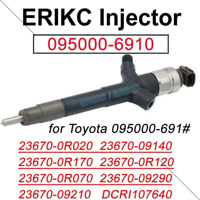 095000-6910 Spruzzatore Iniettore Diesel 095000-6911 Ugello Iniezione Carburante Per Denso Muslimex Toyota Corolla Verso 2.2 2Ad-Ftv