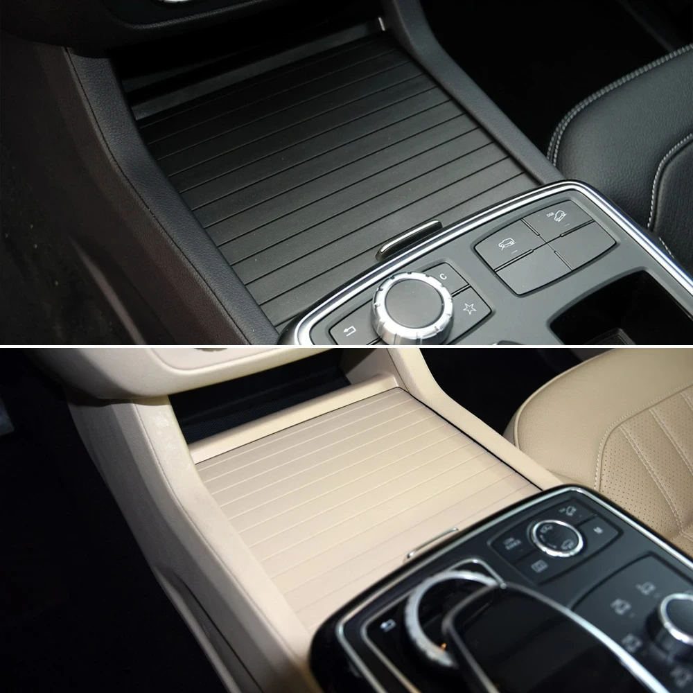 Center Armrest Box Cover Cup Holder Pull Glove Box Storage Cover For Mercedes Benz ML GL GLE GLS W166 GL350 ML300 GLE350 GLS400