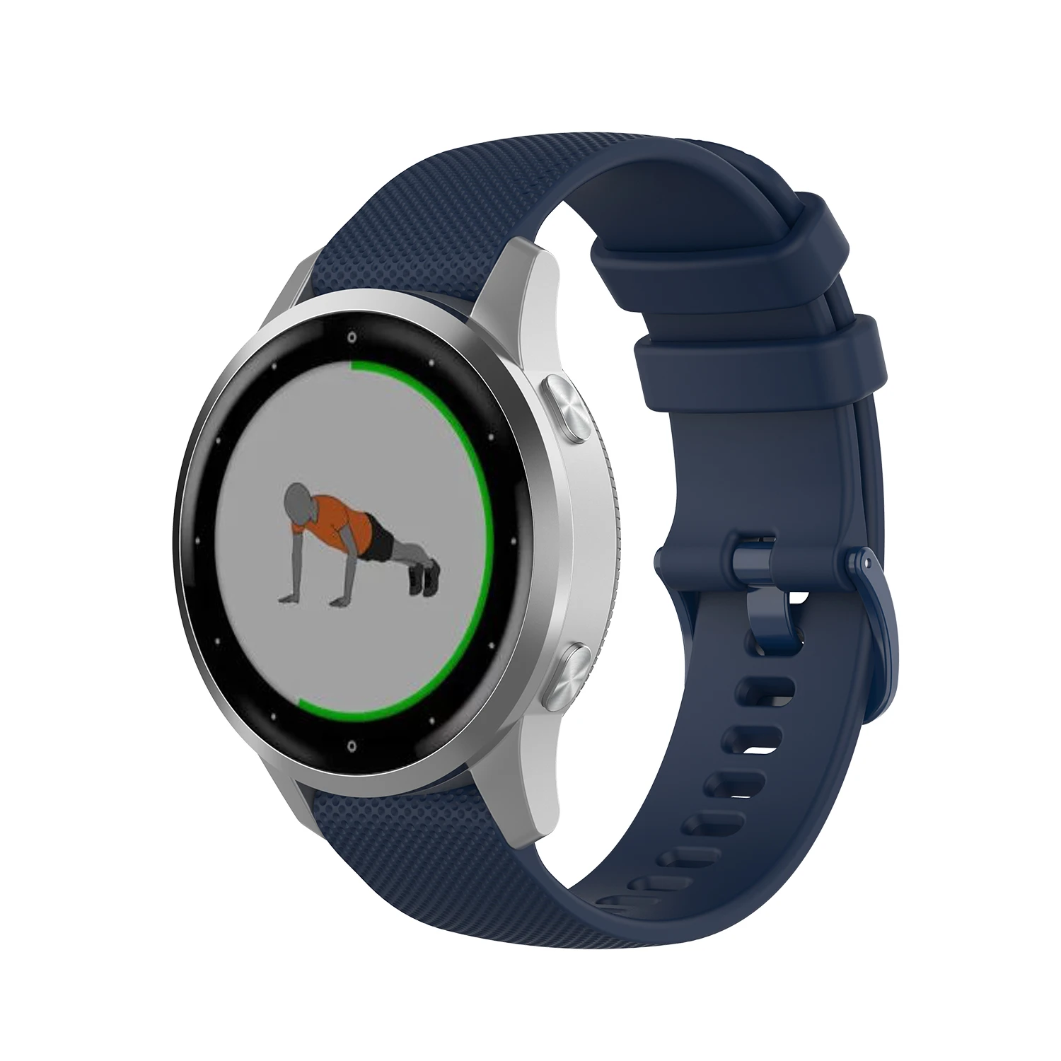 Versatile 20mm Silicone Watchband – Stylish Wrist Strap Bracelet