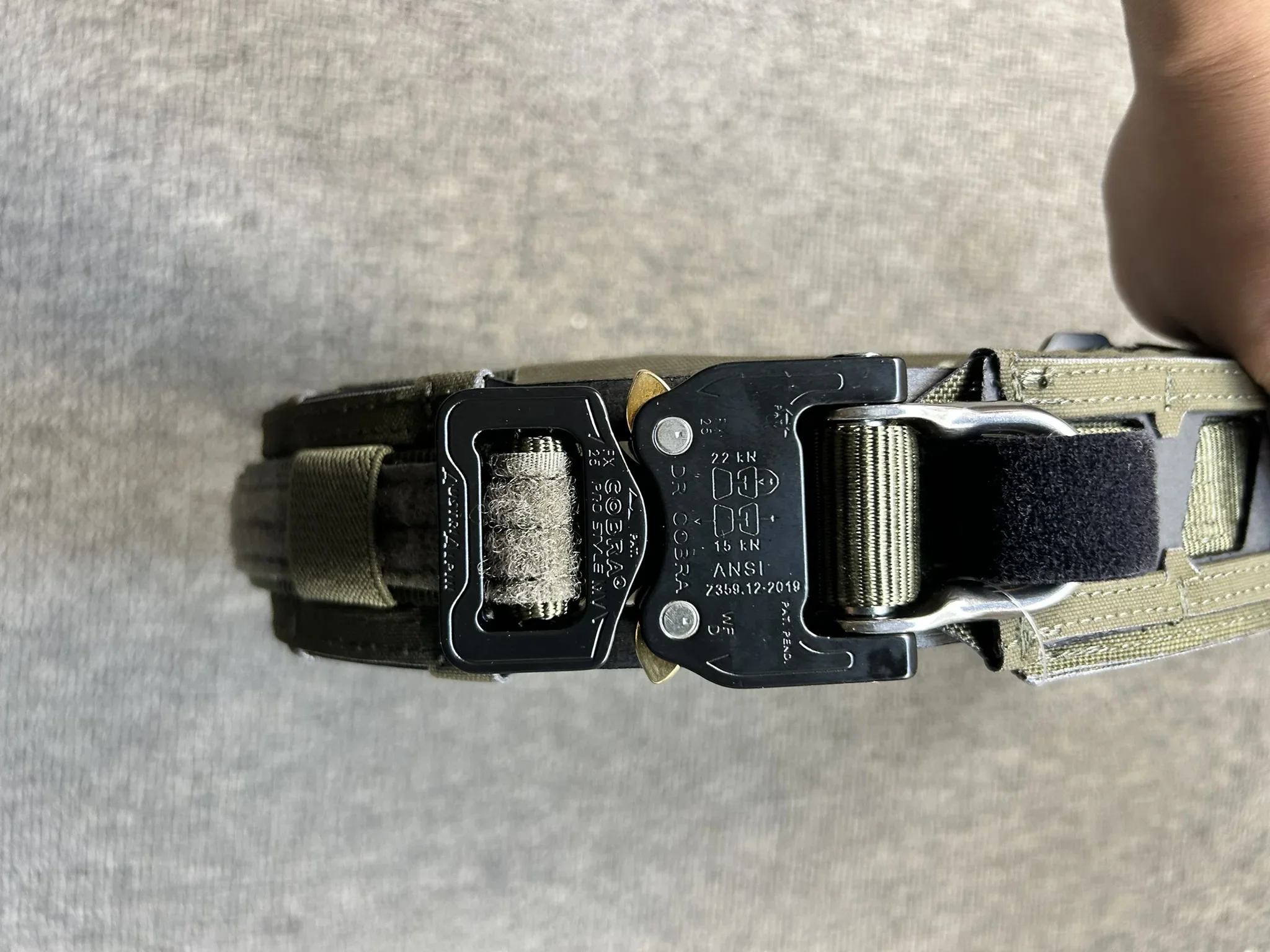 Agilite スタイル Magnetix バトルベルト CURV 磁気タクティカルベルト