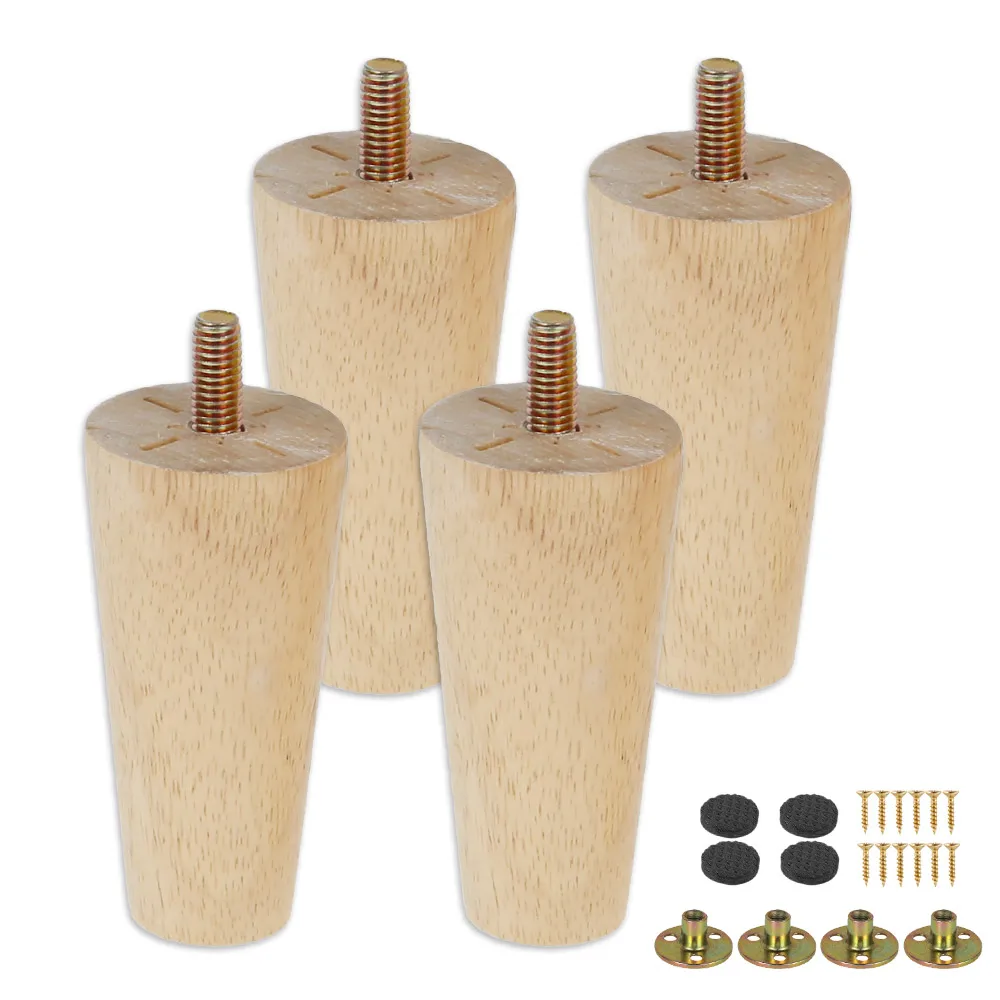 Wooden Furniture Legs Kit for Tables and Chairs