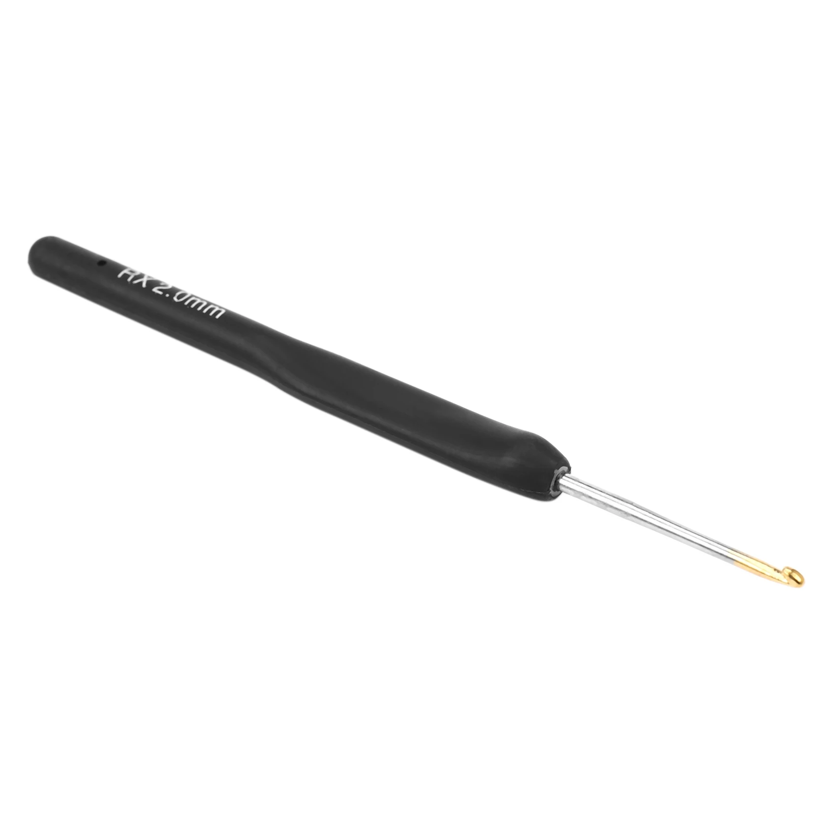 8Pcs / set Black Knitting Needles Plastic Handle Crochet hooks Knit DIY Craft Loom Tool Weaving Kit Braid crochet hooks hair extensions tool