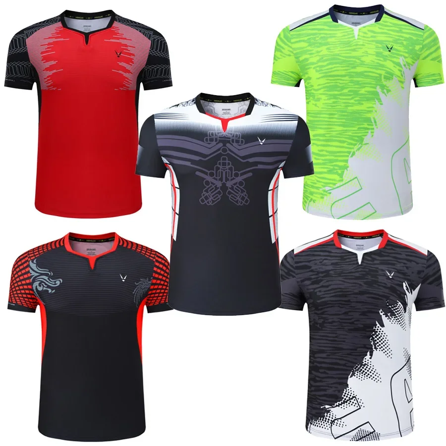 sport Tennis T Shirt Men Women Children Badminton Shirts Short Girl Table Tennis Jerseys Ping Pong Kits Gym running shirts