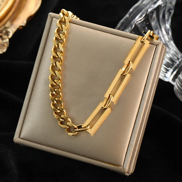 Collana Hip Hop Gotica In Acrilico - Grosso Choker Dichiarazione Per Donne, Stile Grunge - Foto 7