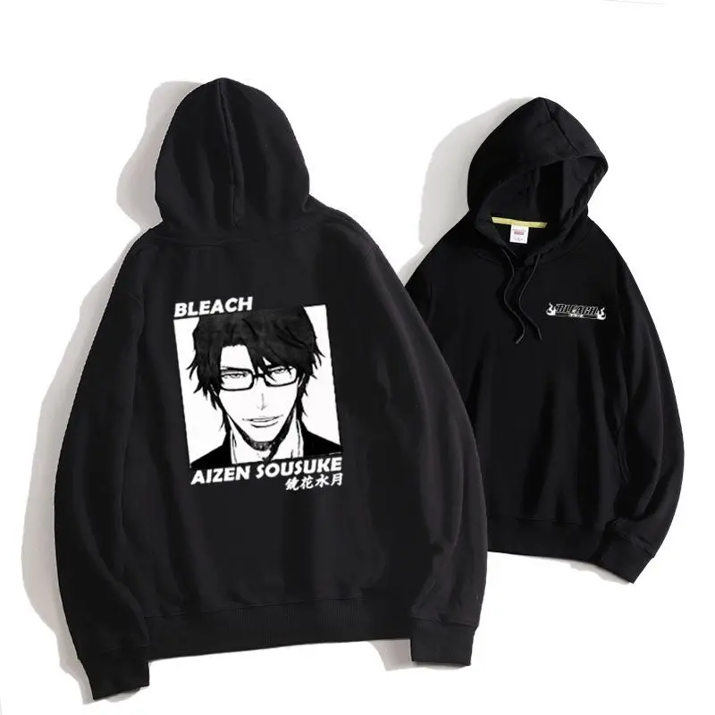 Aizen Bleach Bleach Black Hoodie Anime BLEACH Oversized