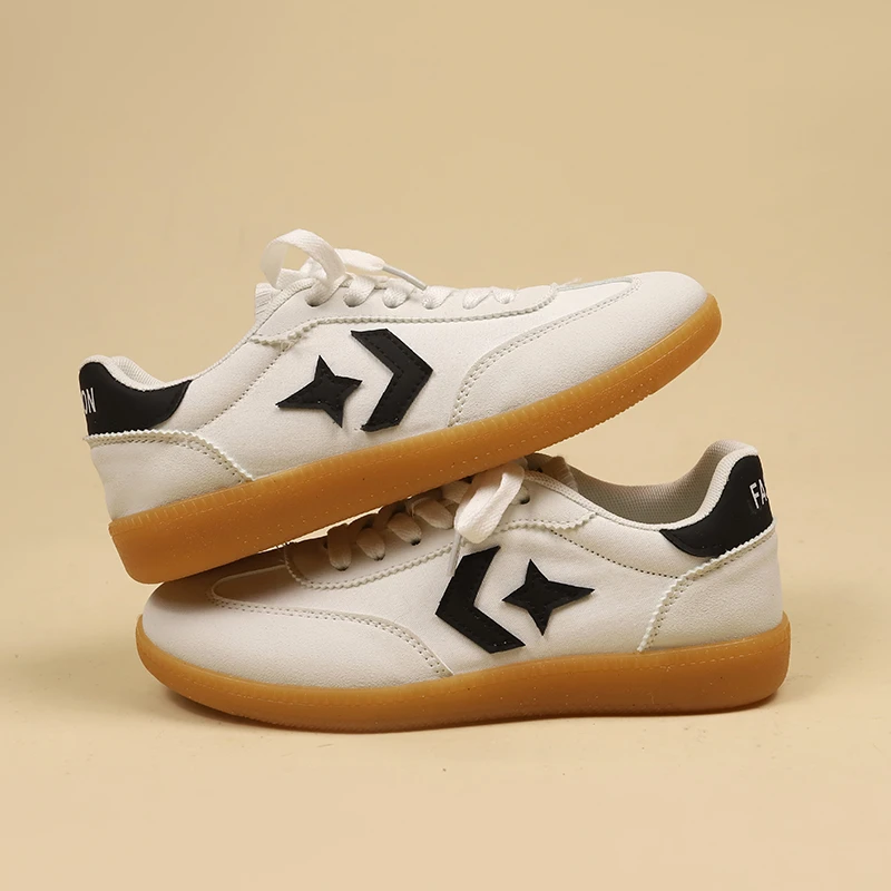 Women Big Size Running Sport Shoes Yellow Suede Leather Female Athletic Fitness Trainers Over Size 43 44 Girls Sneakers