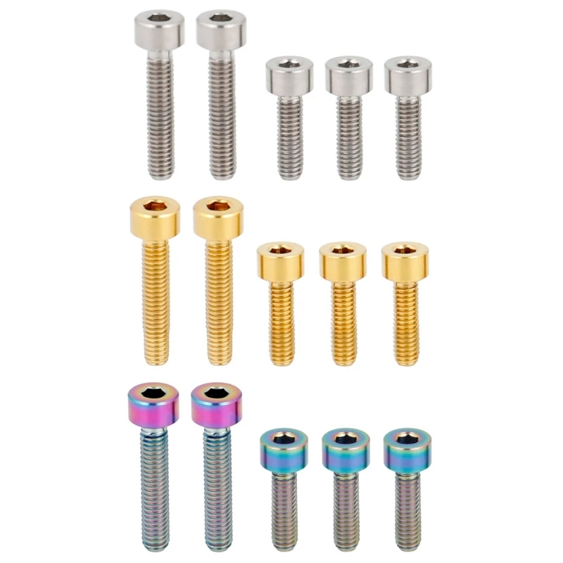 

5 Pcs Bike Front Rear Derailleur Strokes Adjusting Screws Easy to Install