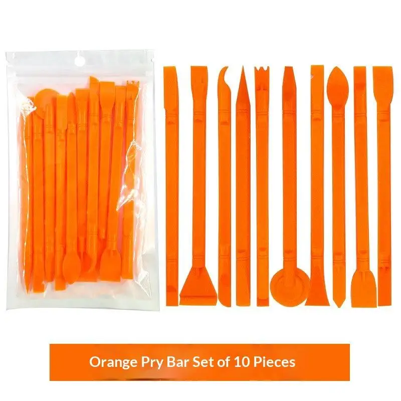 10 יחידות/סט 10 ב-1 ערכת כלי פירוק פלסטיק מסוג Crowbar Spudger לפתיחת טלפונים, טאבלטים, מחשבים ניידים ומחשבים שולחניים לתיקון