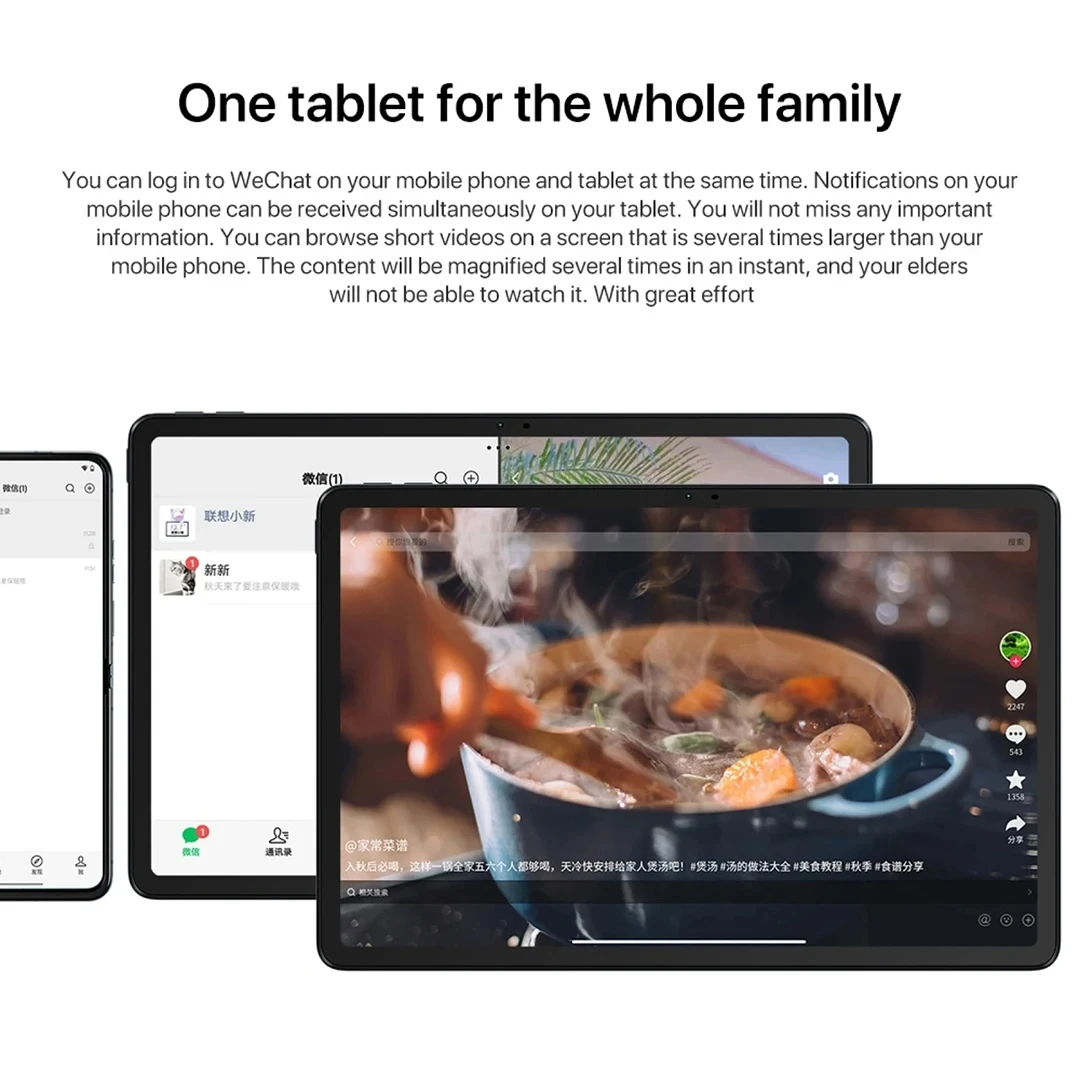Original Lenovo XiaoXin Pad 2024 Tablets 8GB 128GB Android Tablet Qualcomm Snapdragon 685 Octa Core 11 Inch Lenovo Pad 5