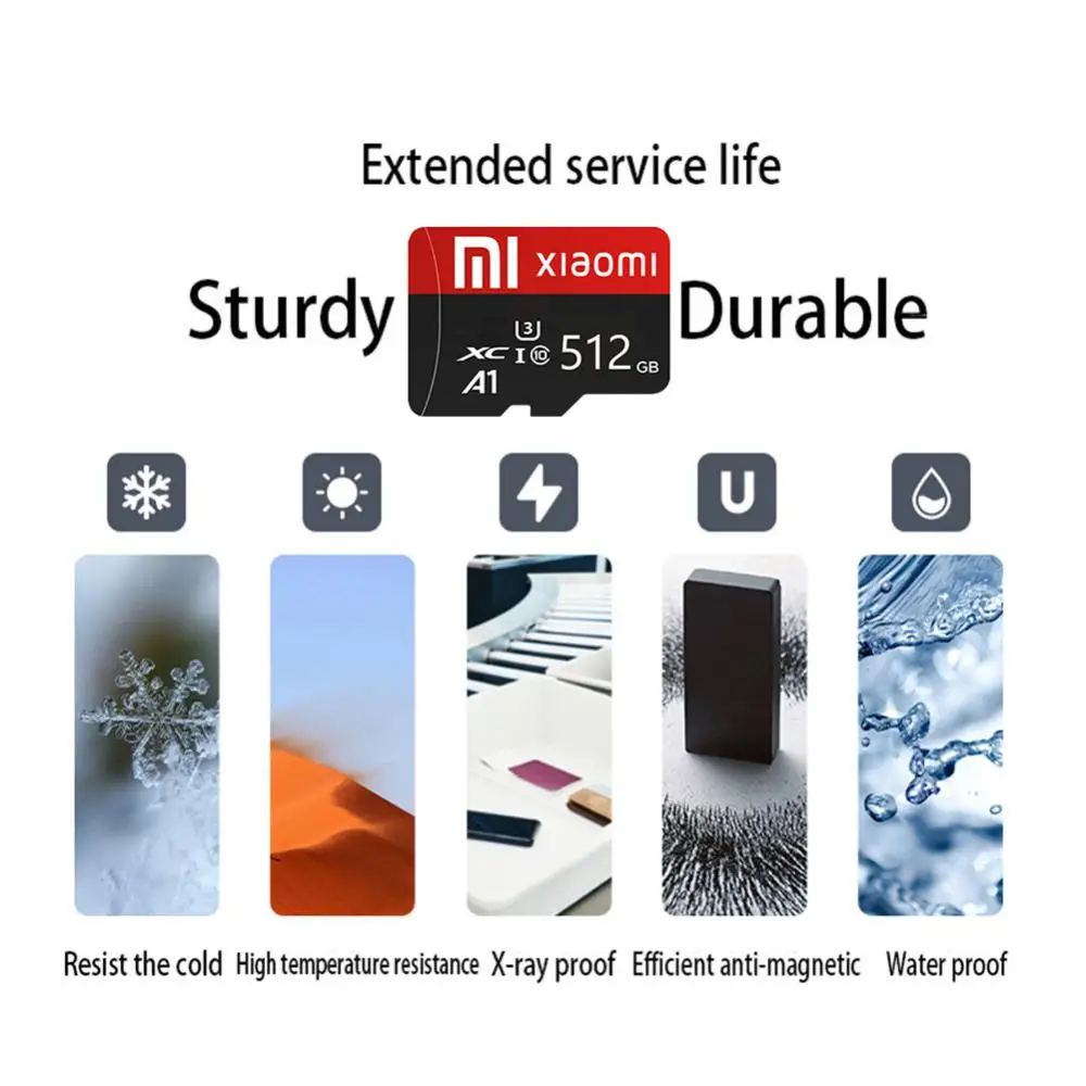 Xiaomi Ultra Original SD card 32GB 64GB 128GB 256GB 512GB Class10 Memory Card C10 USH-1 1TB Support for Camera Car DV SLR Memory Card Flash Drive Pen Drive