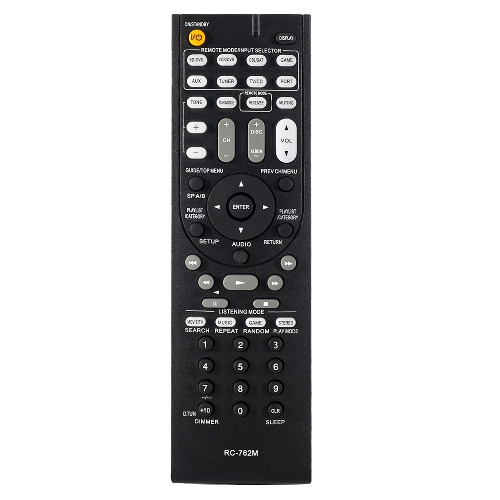 

Remote Control Replacement RC-762M for Onkyo AV Receiver HT-R380 HT-R290 HT-R390 HT-R538 TX-SR308 HT-S3400 HT-RC230