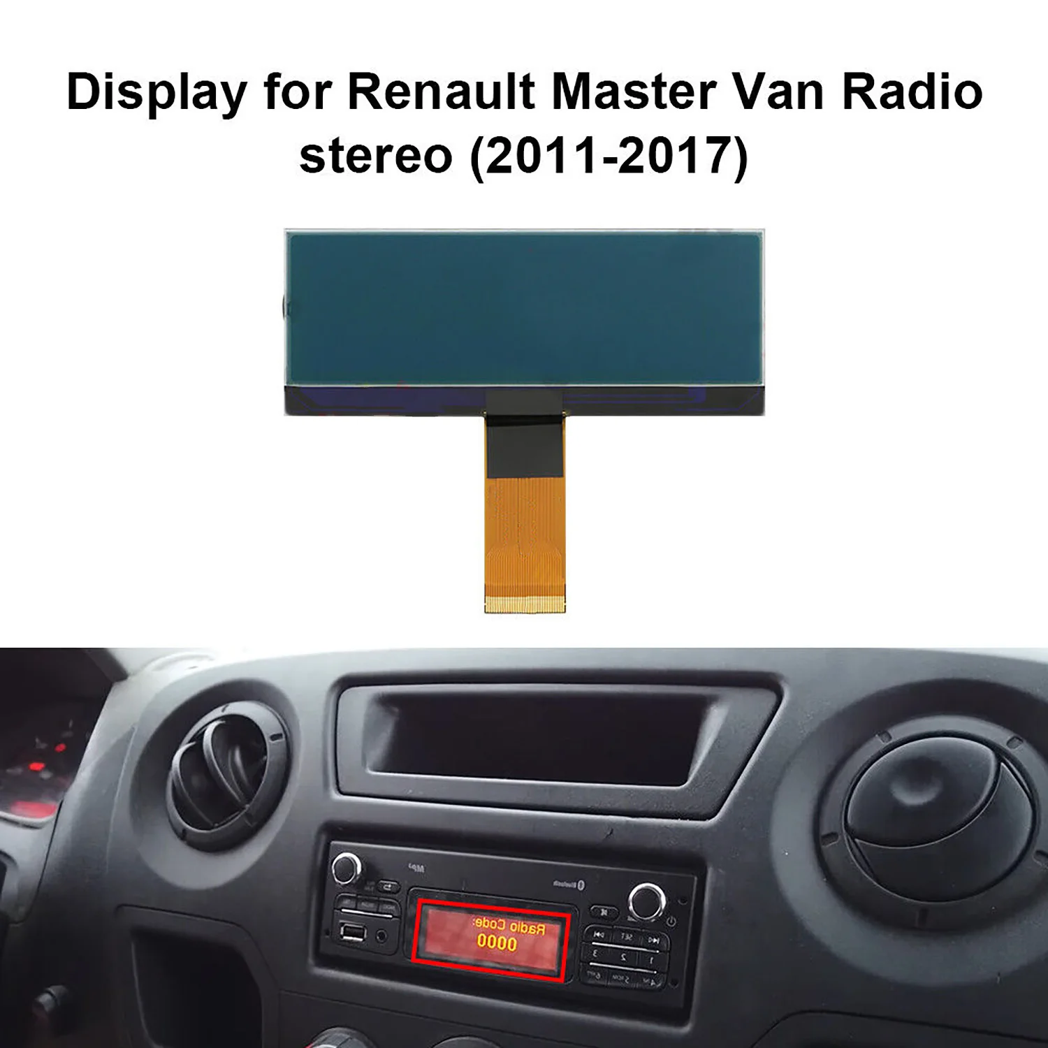 LCD Display 3rd-gen LCD Display Car Radio Stereo AGC-1220RF-A AGC-0060RF-A For Renault Duster Captur Logan Pulse Symbol 3rd-gen Car Parts