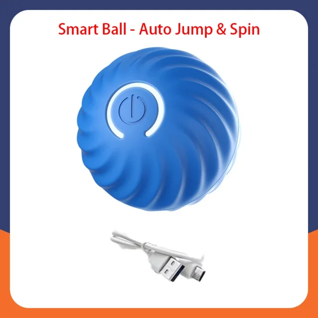 Pet Toy Ball Electric Interactive Game Gravity Sensor Smart Jumping Rolling Ball Automatic Moving Puppy Cat Entertainment Toys 5