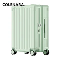 COLENARA Luggage Travel Bag 20"24 Inch PC Boarding Box men's Trolley Case Lightweight Expandable Handheld Travel Suitcase 5