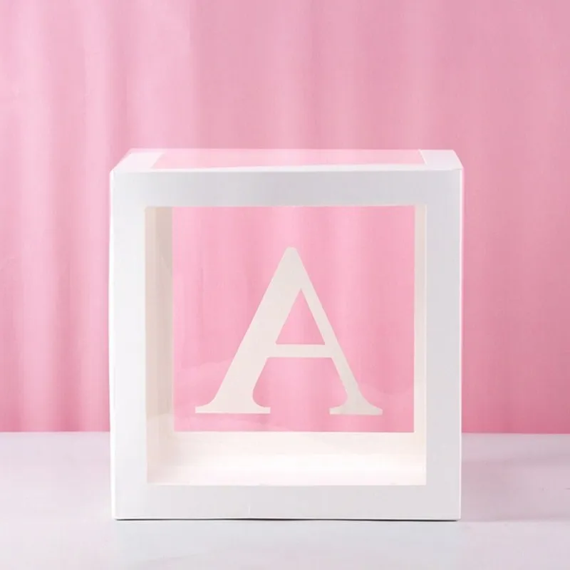 Clear Balloon Box for Baby Shower, Birthday, or Wedding Party Decorations