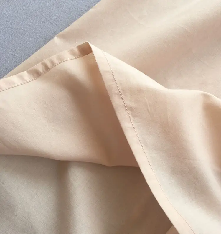 Cotton Bust Bottoming Skirt Women Basic Breathable Under Dress Single Layer Thin Lining Underskirt Summer Long Petticoat Slips