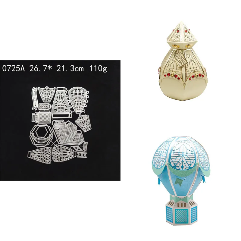 

Hot Air Balloon New Cutting Dies Metal Cut Dies Stencils Scrapbooking Photo Album Decorative Embossing DIY Paper Cards