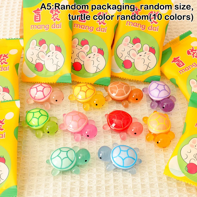 Resin Turtles 100 Pcs Mini Glow In The Dark Turtle Figures - Tiny Resin ...
