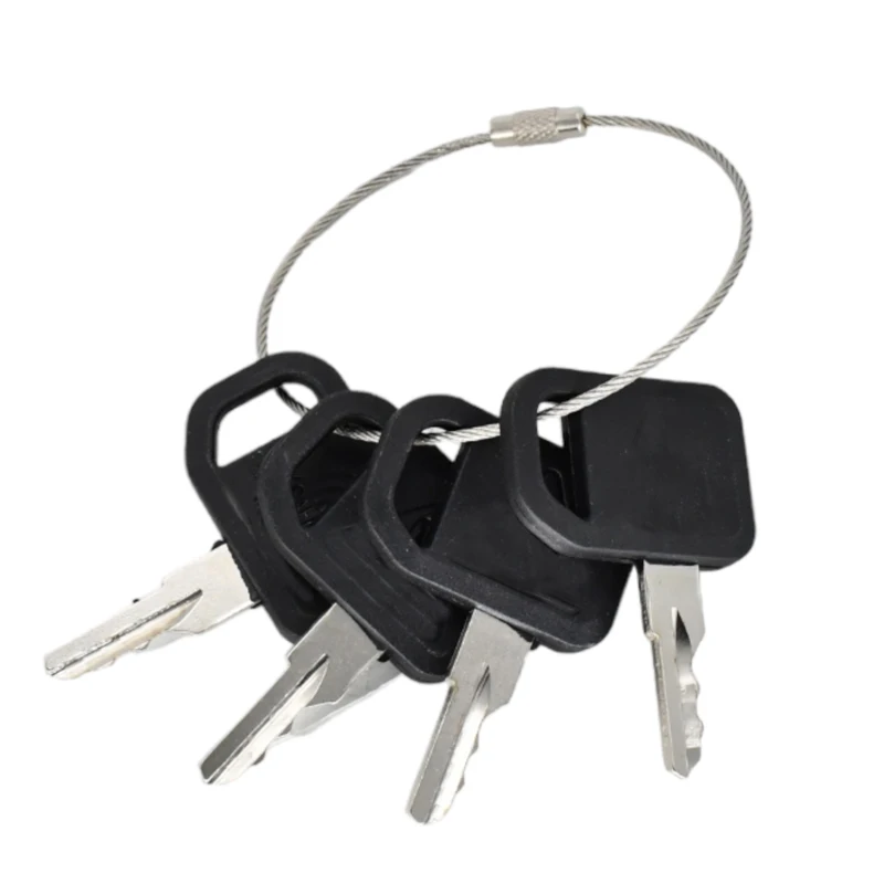 4Pcs 점화 키 AM131841 AM101600 존 디어 트랙터 GX85 GX255 GX325 GX335 GX345 GX355 GT225 GT235 GT242와 호환 가능
