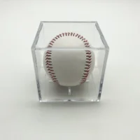 1Pc Quality Acrylic Baseball Box Display Golf Tennis Ball Transparent Case For Souvenir Storage Box Holder Uv Protection 8cm ﻿ 1