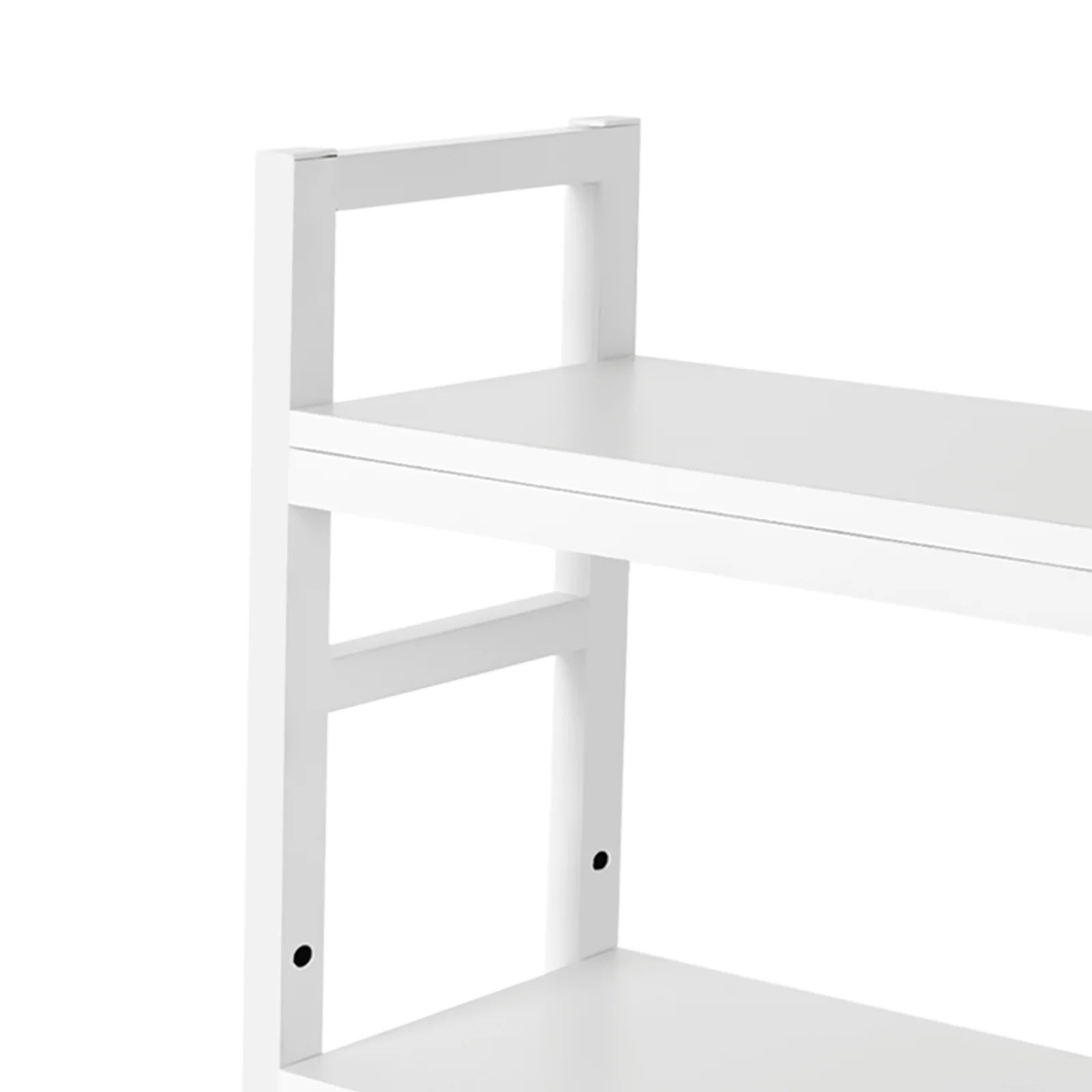 LOYALHEARTDY 2 Layers Computer Desktop Rack Organizer Study Room Bookcase Cosmetics Photos Storage Display Shelf