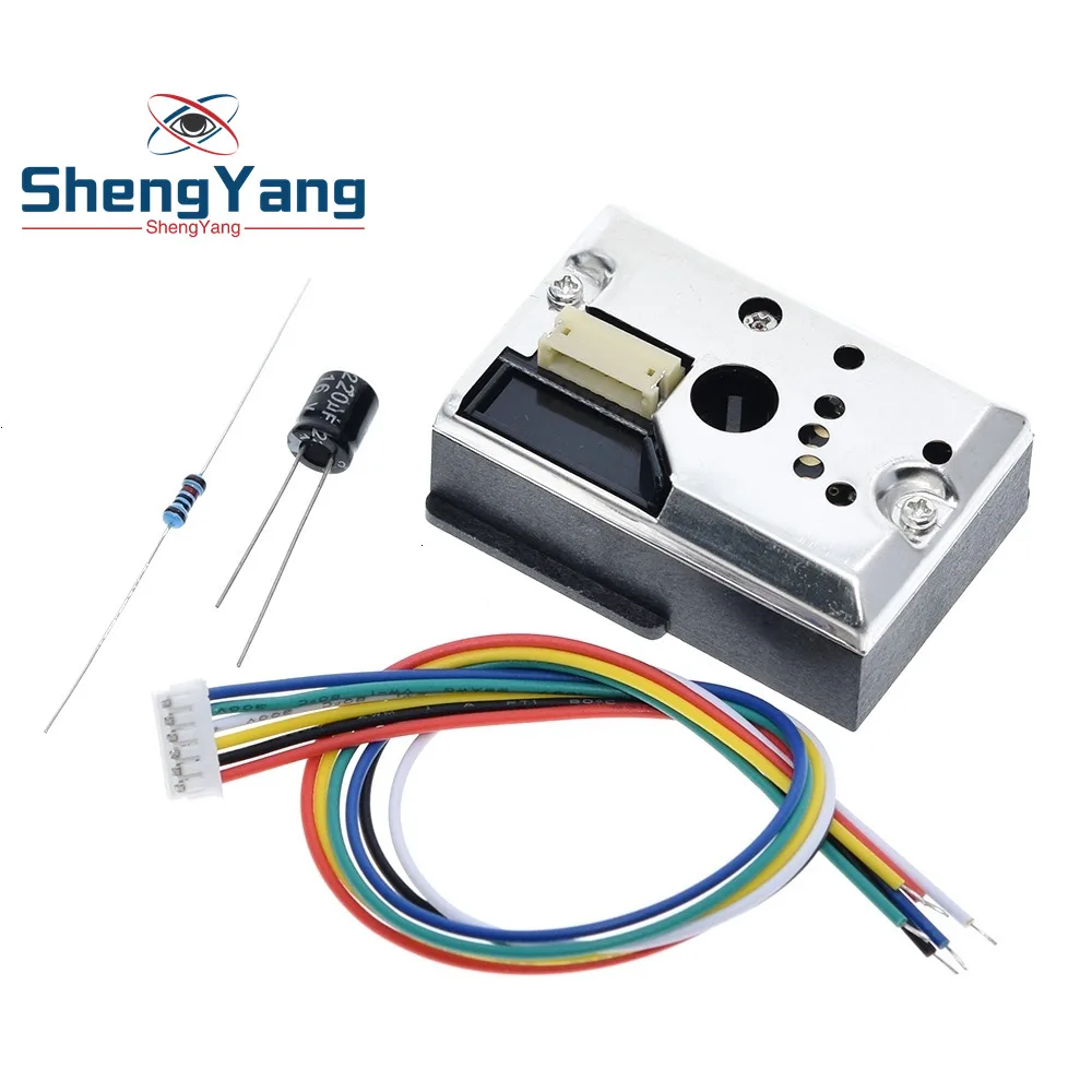 GP2Y1014AU0F Compact Optical Dust Sensors Compatible TZT GP2Y1010AU0F ...