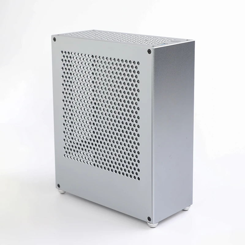 Bug-a1 미니 ITX 케이스 컴팩트 APU 알루미늄 합금 1U 소형 파워 휴대용 핸들