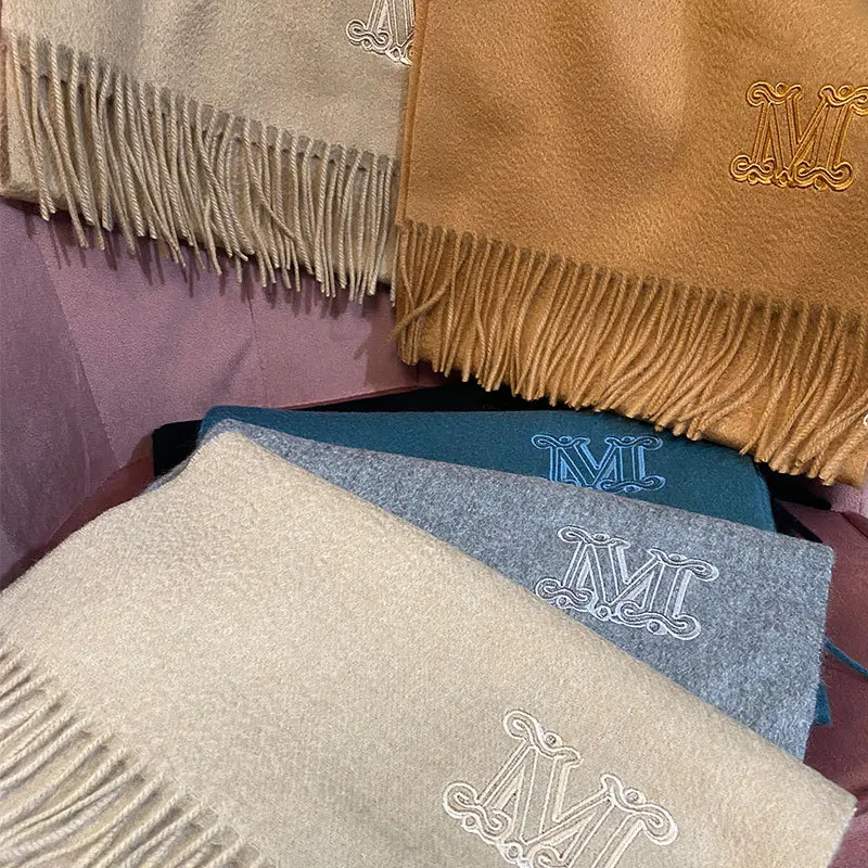

Luxury Brand Winter Women Scarf Warm Cashmere Scarves M Letter Print Shawl Wrap Blanket Designer Muffler Female Foulard Bufandas