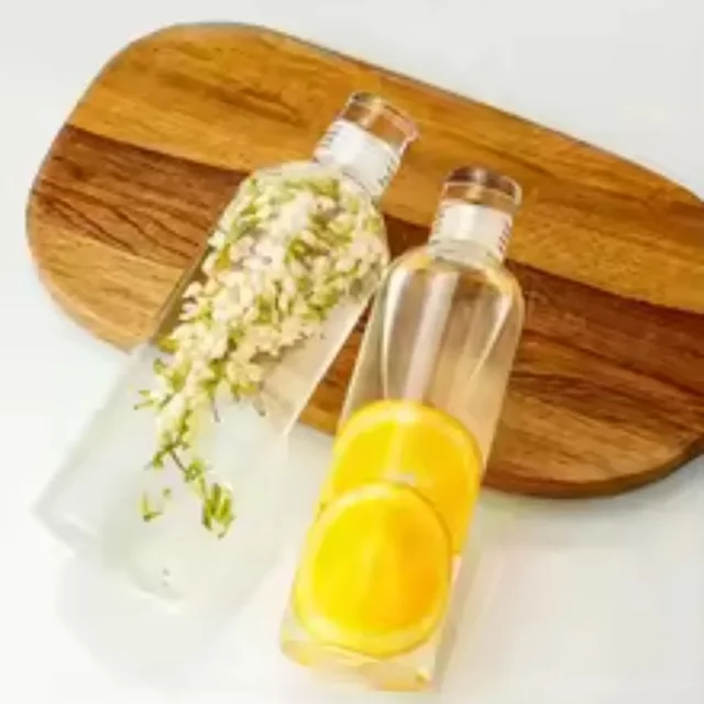 Glass Water Bottle with Leak-Proof Lid, Reusable Eco-Friendly Drinking Bottle Travel Mug for Drinks and Sauces 3