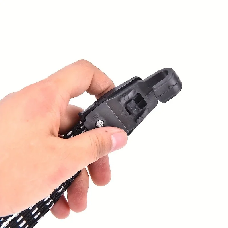 Bicycle Luggage Rope Elastic Carrier Rack Straps Elastic Rubber Belt Buckle Rope Belt with Hook Mountain Bike Bag Accessories