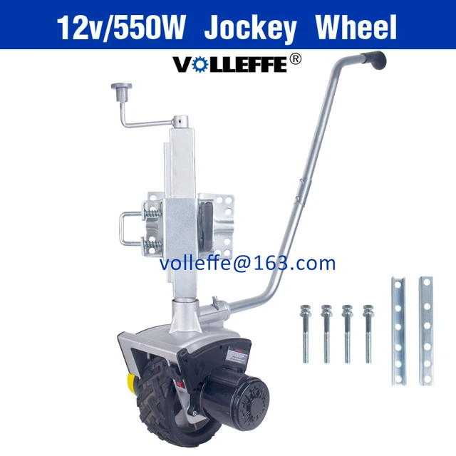 Déménageur de remorque électrique Jockey Wheel Mover, 12 V, cric de  remorque électrique avec Charge maximale de 5504,5 LB avec Vitesse de 5 à 7  m/Min, Roue Jockey motorisée pour Caravane 