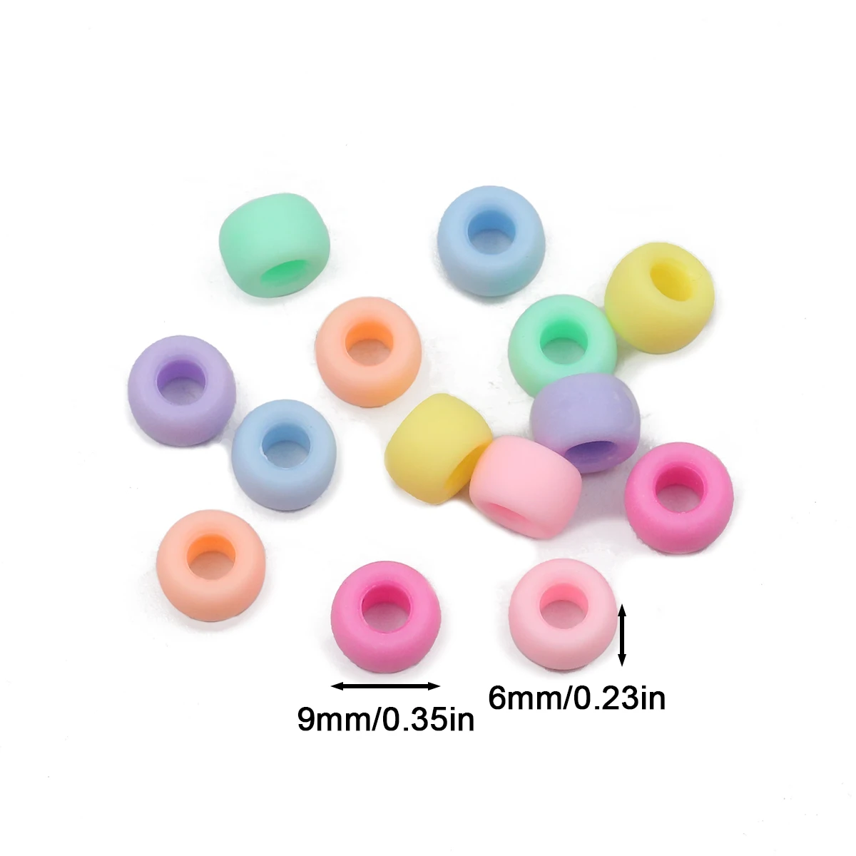 Colorful Silicone Acrylic Beads 6