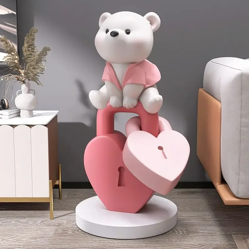 

Large Floor-standing Bear Ornaments, Living Room, TV Cabinet, Home Decorations, Wedding Room Decoration, High-End Gifts