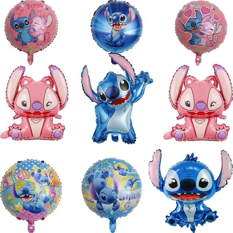 Disney lilo&stitch themed narozeniny večírek dekorace kreslený heliový latexové balón děťátko sprcha večírek zásoby childrens hraček dárky