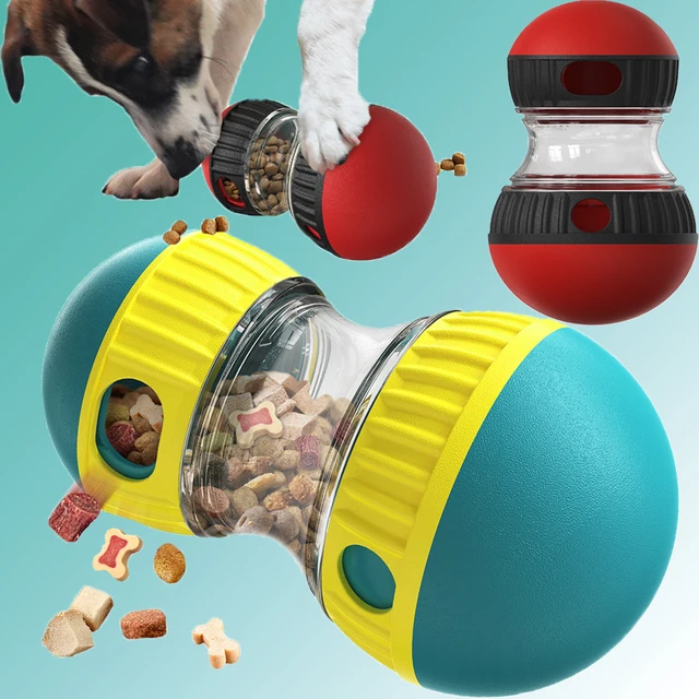 S36639e87e1f14e0da8c85dc22fe2b691X.jpg Treat Enrichment Pet Toys Slow Feeder Ball Food Dispensing Puppy Toy for Small Medium Dogs Irregular Rolling Design Dog Toys