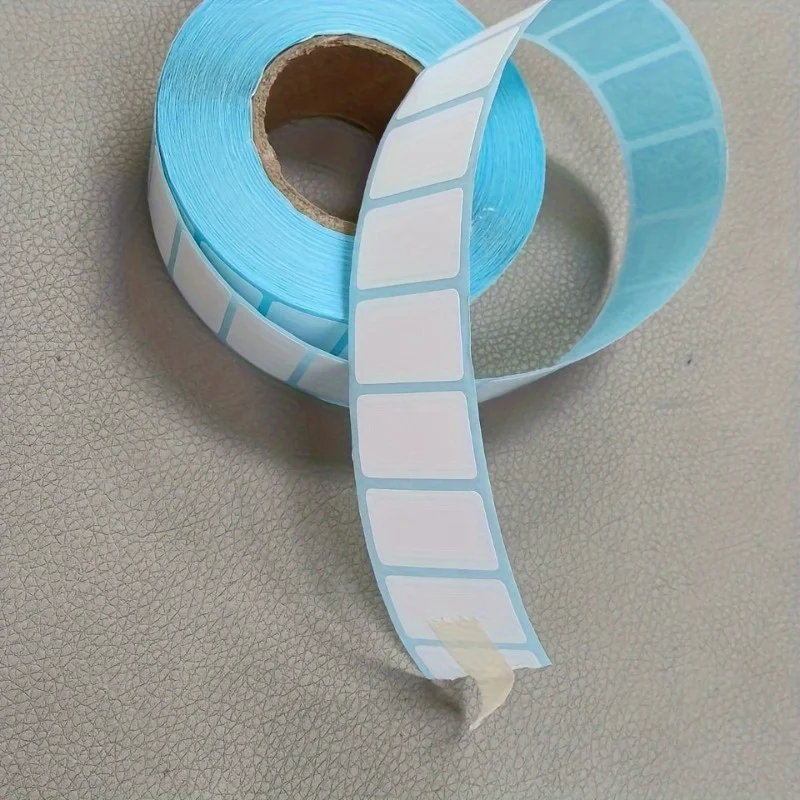 Label Stickers 1roll/1000sheets Universal Blank Self-adhesive Handwritten Name Stickers for Containers Storage Boxes