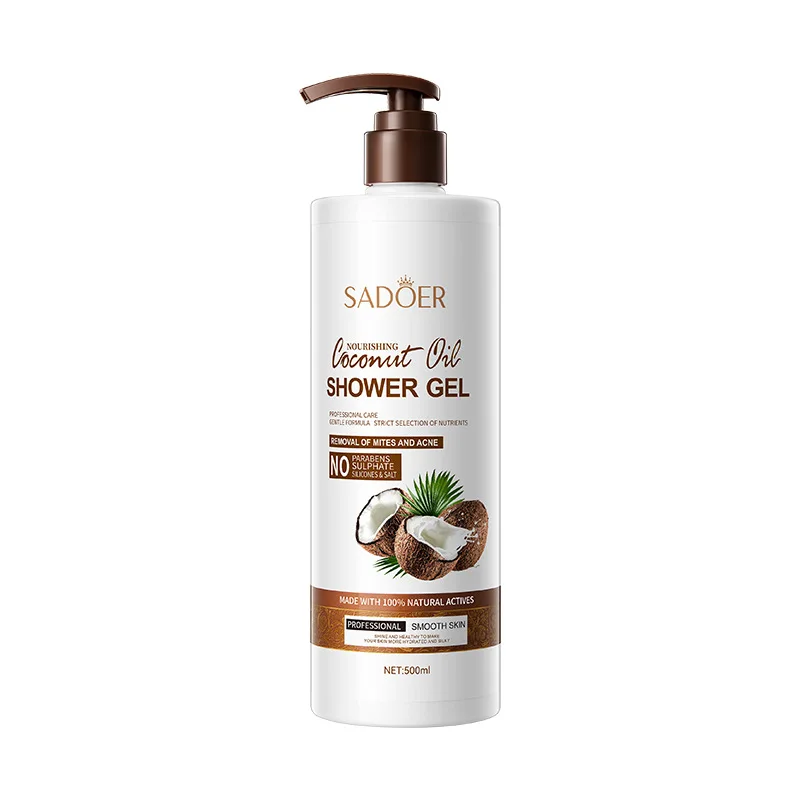 Coconut Shower Gel 500ml Amino Acid Moisturizing Fragrant Shower Milk Body Cleansers Whitening Body Wash Care