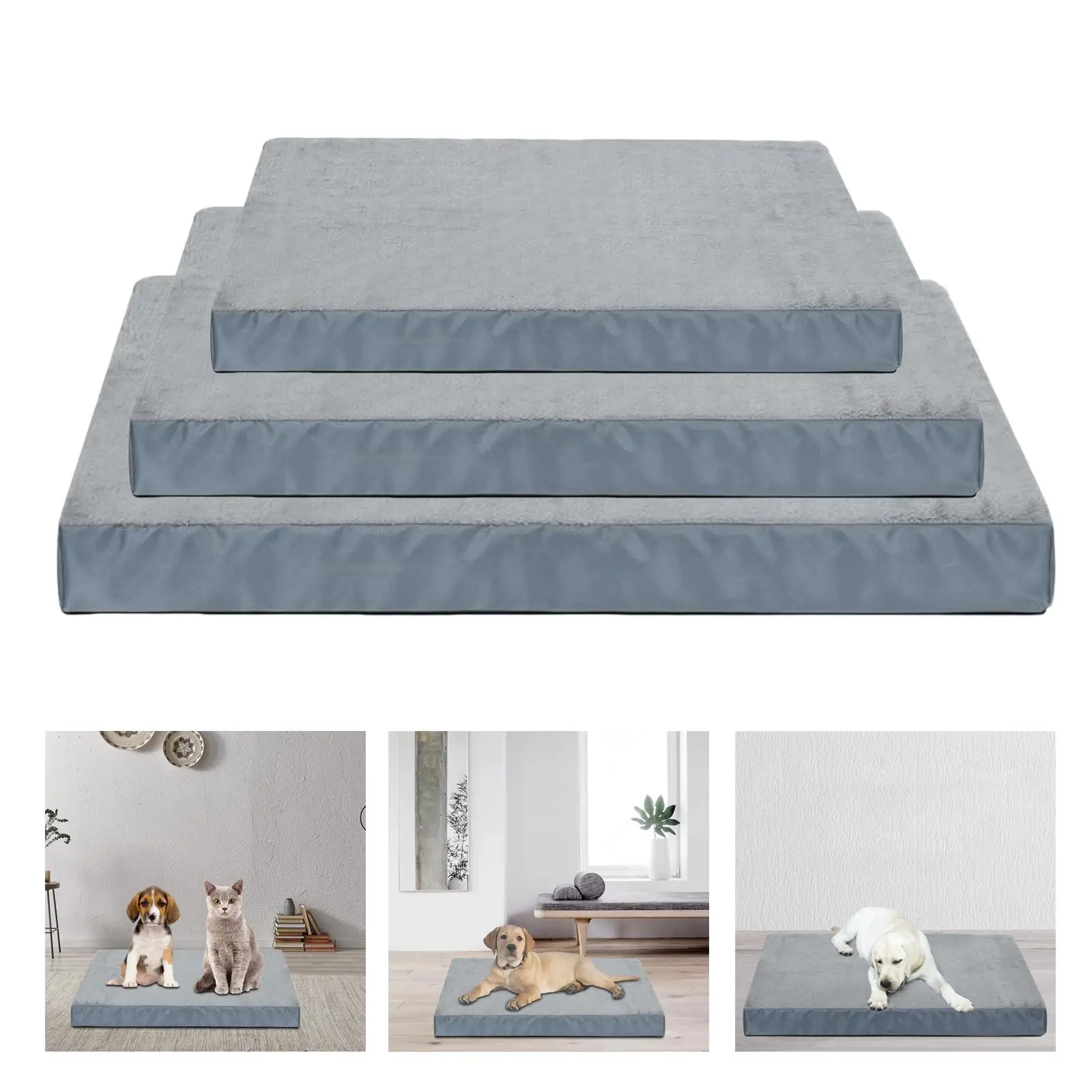 https://ae01.alicdn.com/kf/S3663cfdab91f4d4886de29317573142cS.jpg Pet Blanket Cat Sleep Pad Memory Foam Beds Washable Comfortable Soft Warm Dog Bed Mat for Puppy Crate Small, Medium, Large Dog