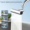 4 Mode Real Waterfall Kitchen Faucet Extension Adapter for Bathroom Basin Aucets Bubbler Nozzle Waterfall Sprayer Tap Fit Shower 1