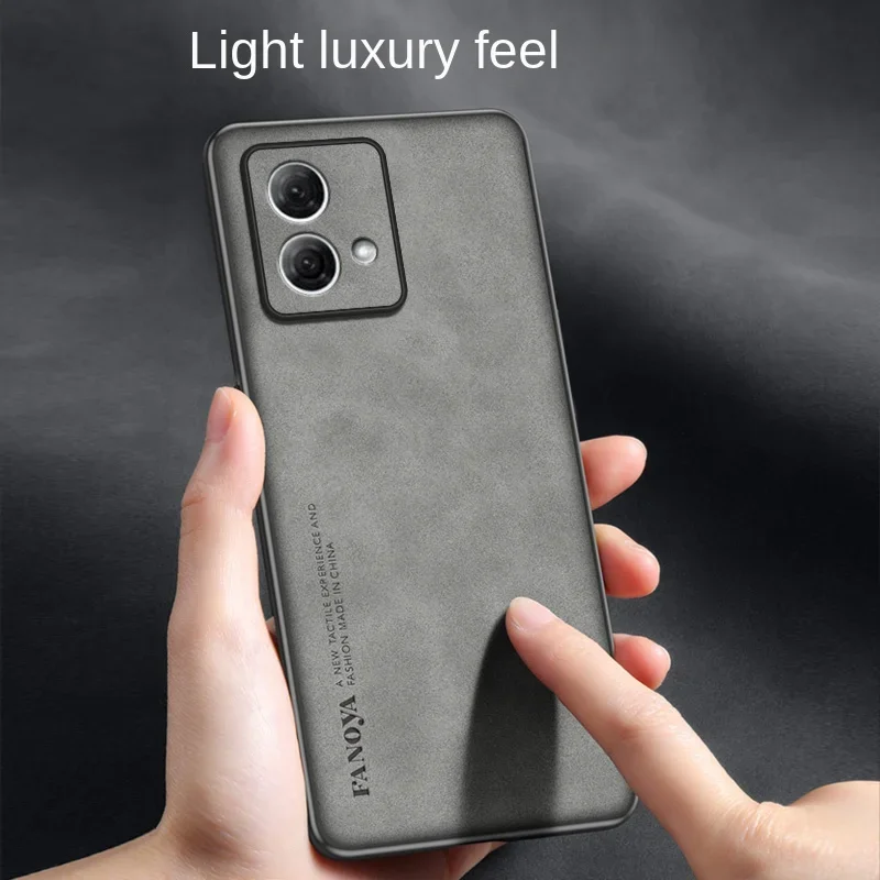 Premium Soft PU Leather Protective Back Cover Case – Slim Full Coverage Phone Shell