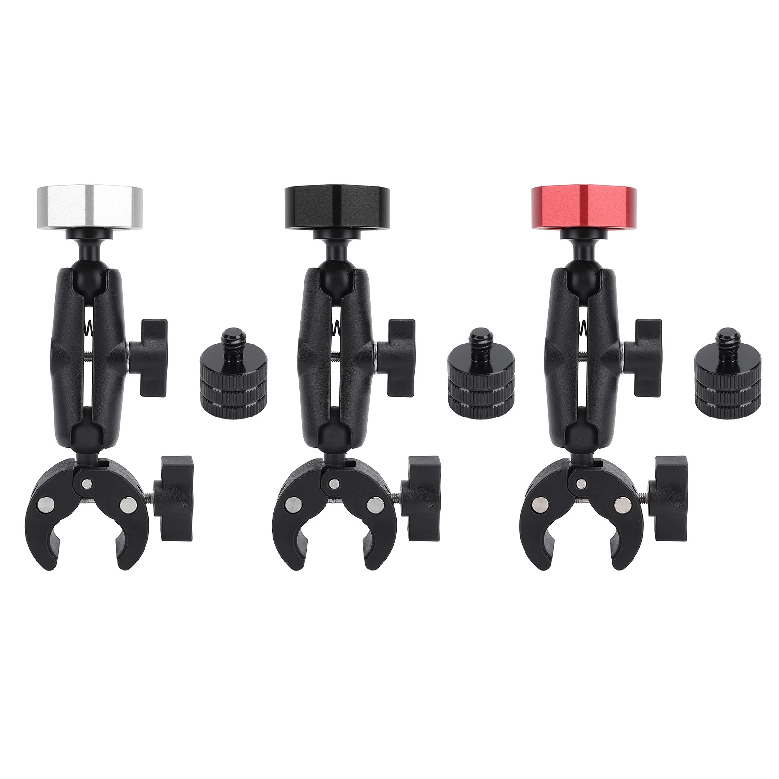 Rv Ladder Mount for Mini ABS Aluminum Alloy Multifunction Adjustable Clamp Mount for Pole RV Trailer Yacht Mount for Mini