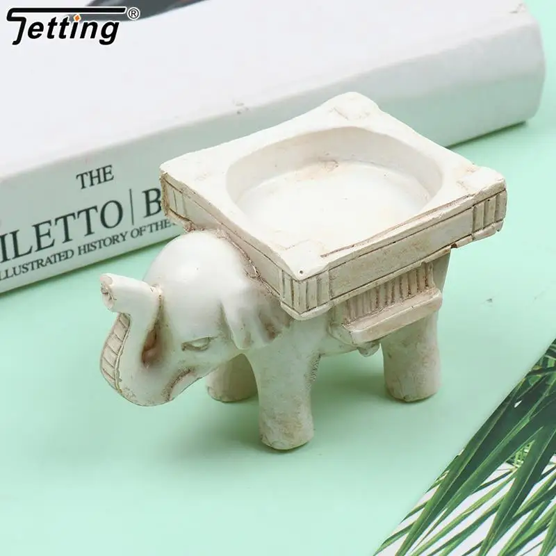 Retro Elephant ＆Bird Tea Light Candle Holder Home Decor Candlestick Home Party Favor Decor 1PC