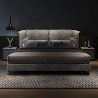 Lit de chambre principale européenne Design enfants deux personnes lit hôtel salon rangement moderne Cama Inteligente accessoires de maison 2