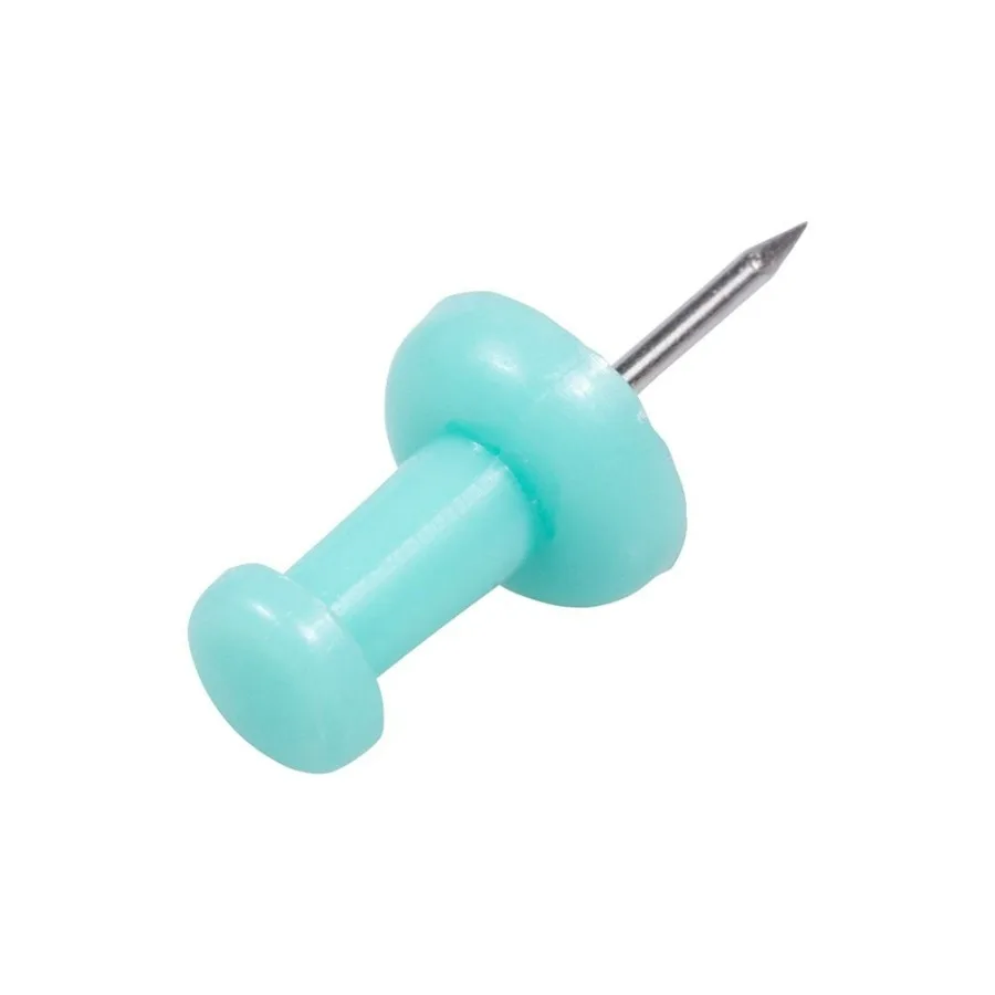 Teal Blue Push Pins for Office and Home Use
