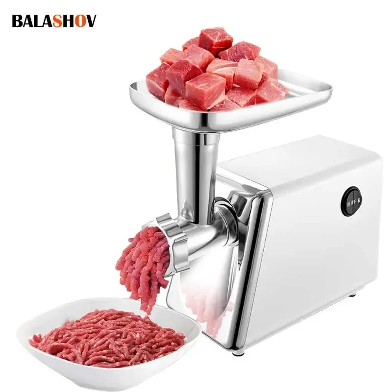 Electric Meat Grinder Heavy Duty Meat Mincer with Blades & Grinding Plates, Sausage Stuffer Maker, Grinder Plates for Home 4