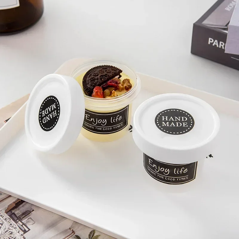 Cisolen 25 stuks dessertglazen met lepels, dessertbeker 160