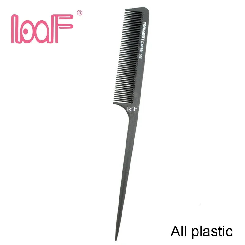 LOOF 1pcs Professional Anti-Static Hairdressing Tail comb Salon Hair Trimmer Brushes hair teasing Styling Wig Comb