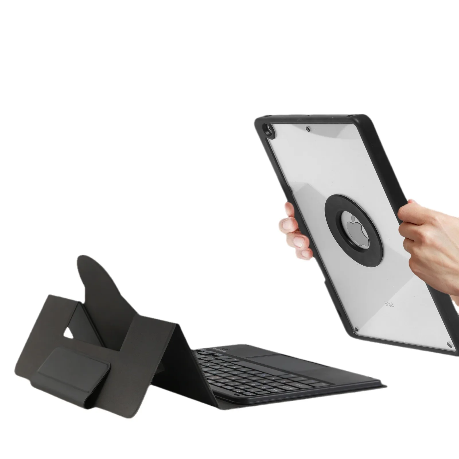 For iPad Air 4 4th 5 5th Air 11 6th 10th Gen Pro 11 Magic Case Keyboard Portuguese Arabic Hebrew Spanish AZERTY German Keyboard