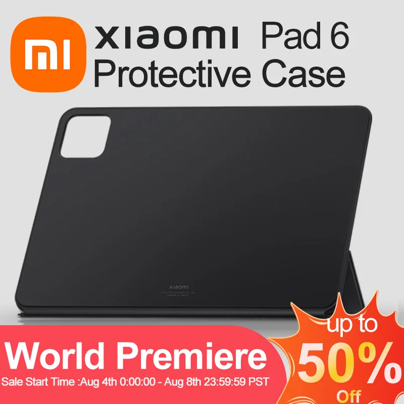  Original Xiaomi MI Pad 6 and 6 Pro Adsorption Magnetic Protective Case 11" Smart Intelligent Wake-up Tablet Flip Shell Protectiv 
