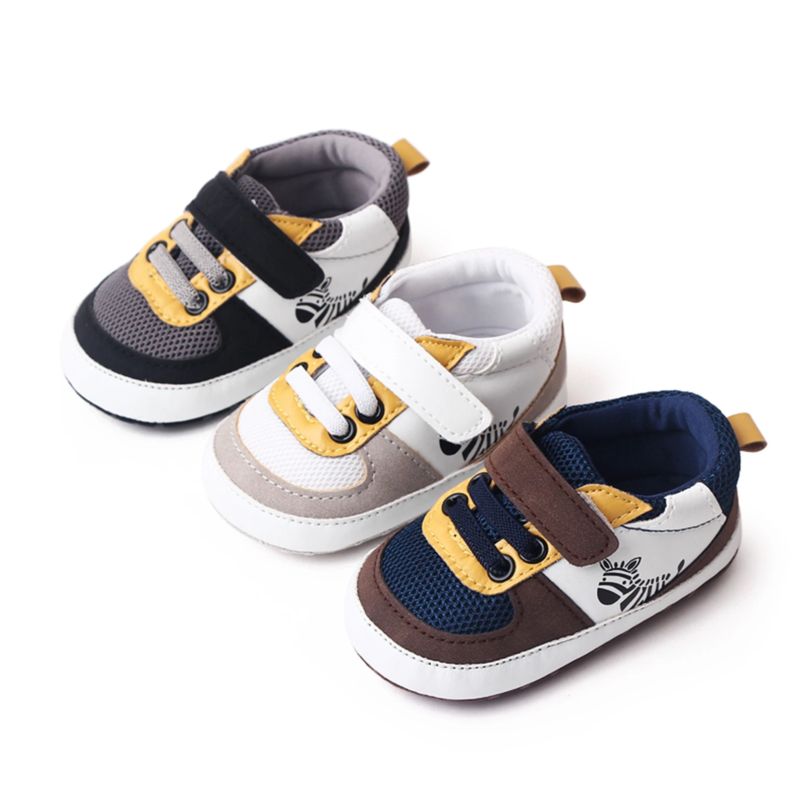 SUNSIOM Toddler Sneakers Casual Cute Baby Flats Breathable Mesh Infant Walking Shoes for Newborn Girl Boys 0-18Months